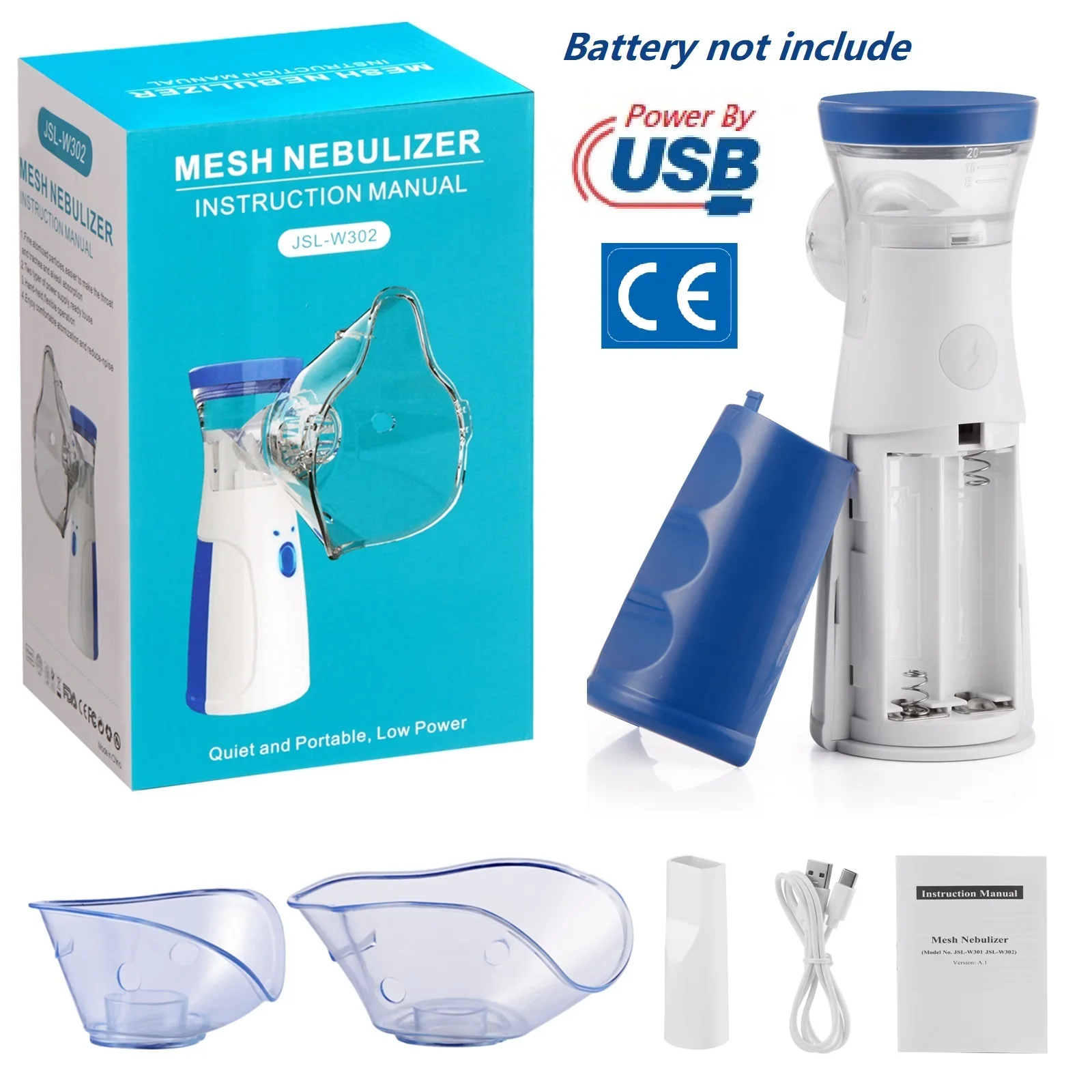 Zestaw medyczny 2w1 inhalator + pulsoksymetr marki SPEAE