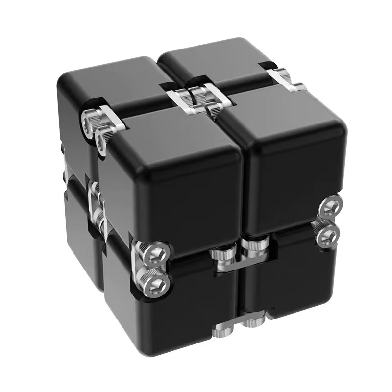 Metalowa, magiczna kostka ze stopu aluminium